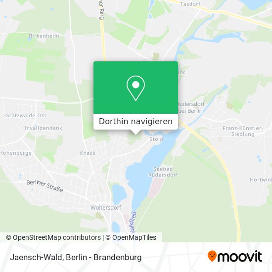 Jaensch-Wald Karte