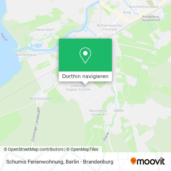 Schumis Ferienwohnung Karte