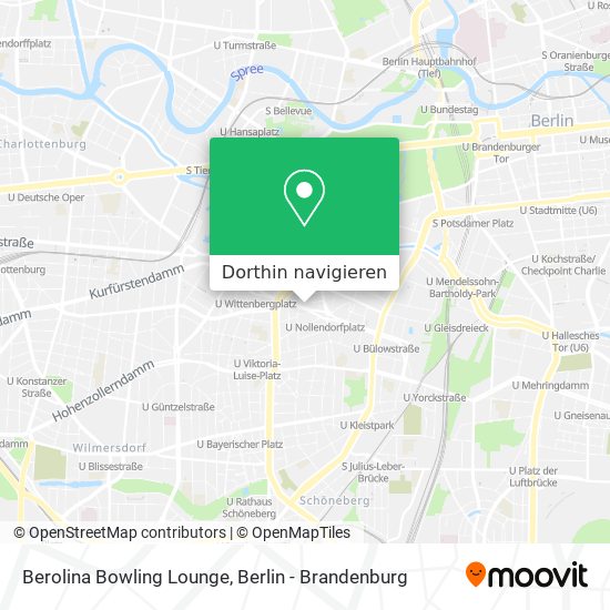 Berolina Bowling Lounge Karte