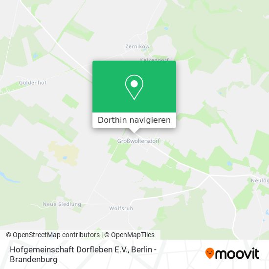Hofgemeinschaft Dorfleben E.V. Karte