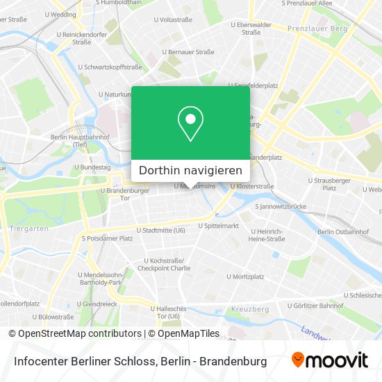 Infocenter Berliner Schloss Karte