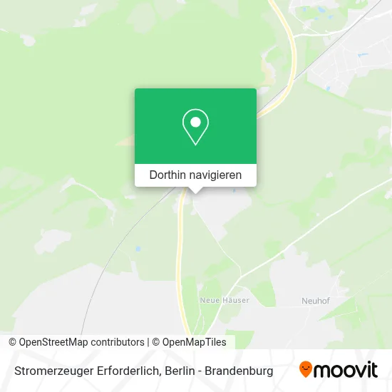 Stromerzeuger Erforderlich Karte