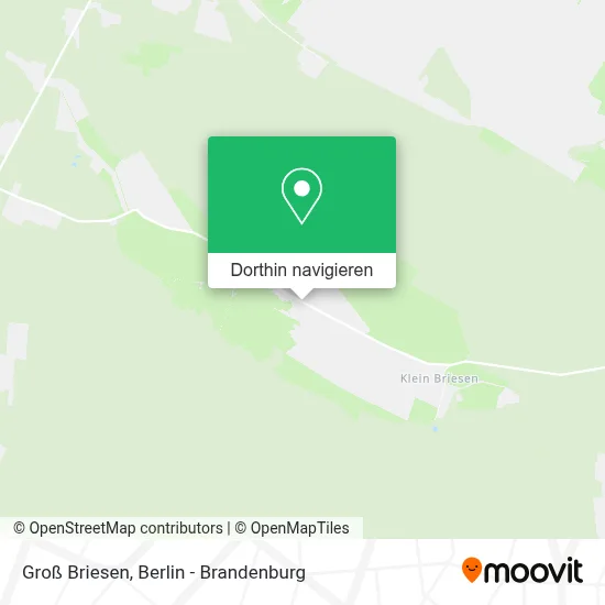 Groß Briesen Karte