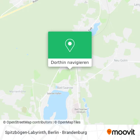 Spitzbögen-Labyrinth Karte