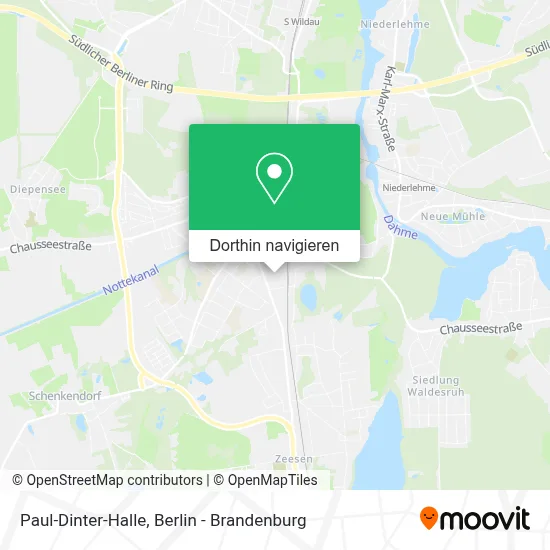 Paul-Dinter-Halle Karte