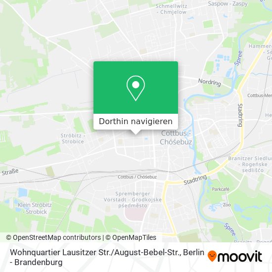 Wohnquartier Lausitzer Str. / August-Bebel-Str. Karte