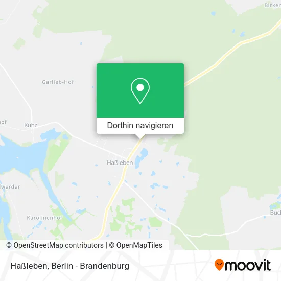Haßleben Karte
