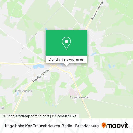 Kegelbahn Ksv Treuenbrietzen Karte