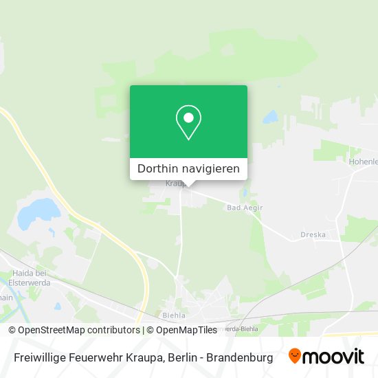 Freiwillige Feuerwehr Kraupa Karte