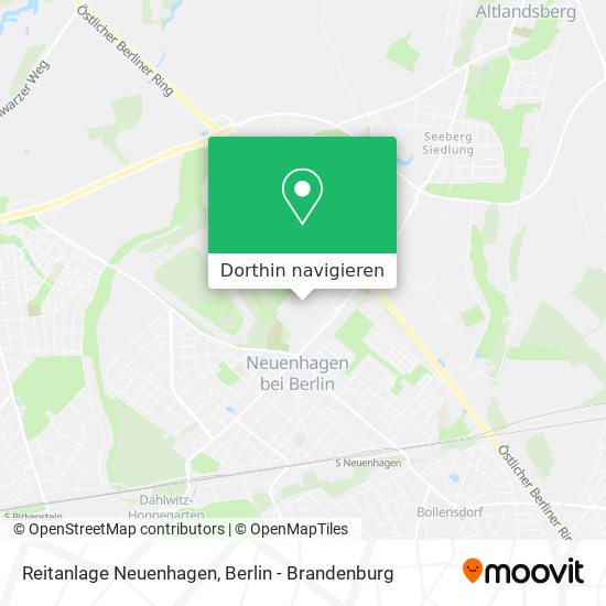 Reitanlage Neuenhagen Karte