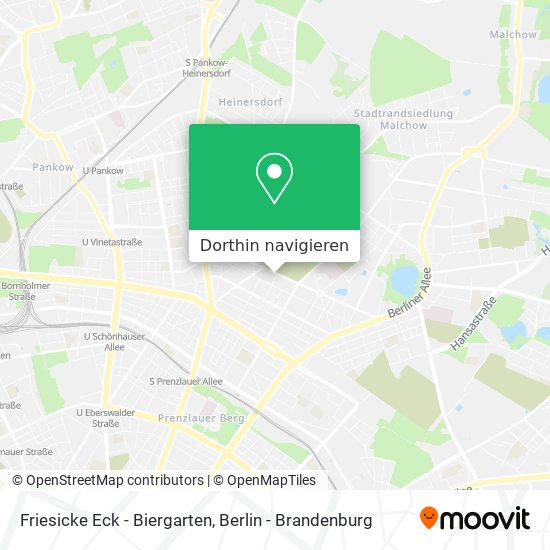 Friesicke Eck - Biergarten Karte