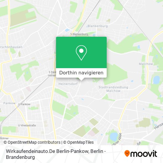 Wirkaufendeinauto.De Berlin-Pankow Karte
