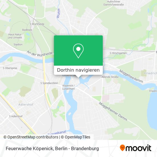 Feuerwache Köpenick Karte