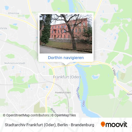 Stadtarchiv Frankfurt (Oder) Karte