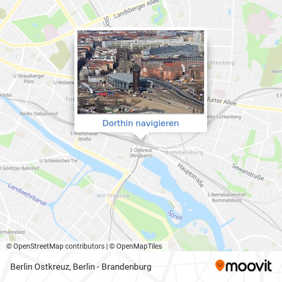 Berlin Ostkreuz Karte