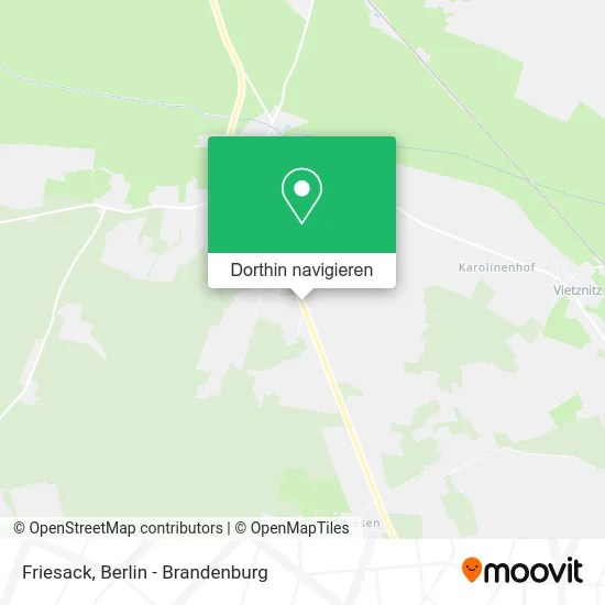 Friesack Karte