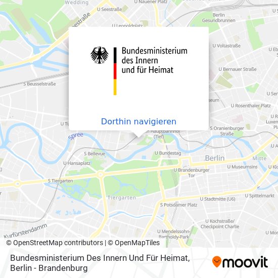 Bundesministerium Des Innern Und Für Heimat Karte