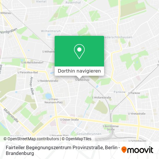 Fairteiler Begegnungszentrum Provinzstraße Karte