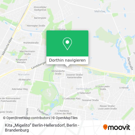 Kita „Migelito“ Berlin-Hellersdorf Karte
