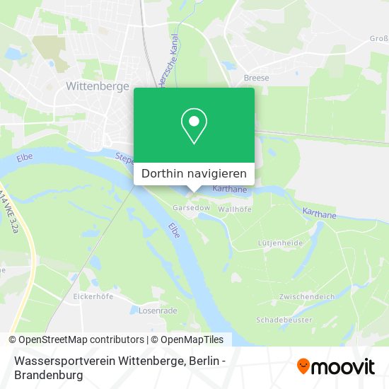 Wassersportverein Wittenberge Karte