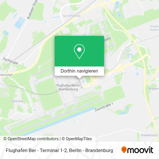 Flughafen Ber - Terminal 1-2 Karte
