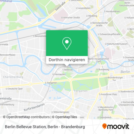 Berlin Bellevue Station Karte