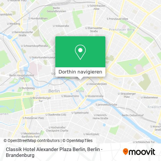 Classik Hotel Alexander Plaza Berlin Karte