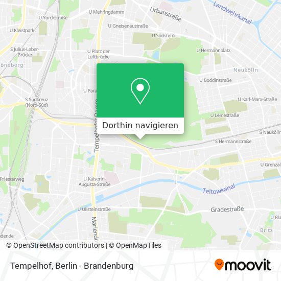 Tempelhof Karte