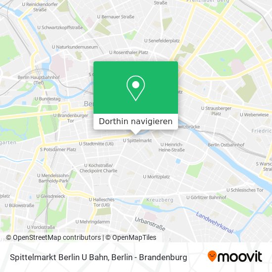 Spittelmarkt Berlin U Bahn Karte
