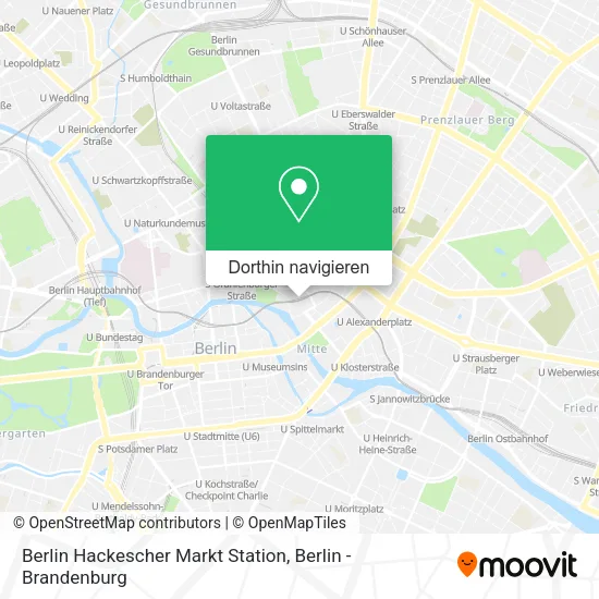Berlin Hackescher Markt Station Karte
