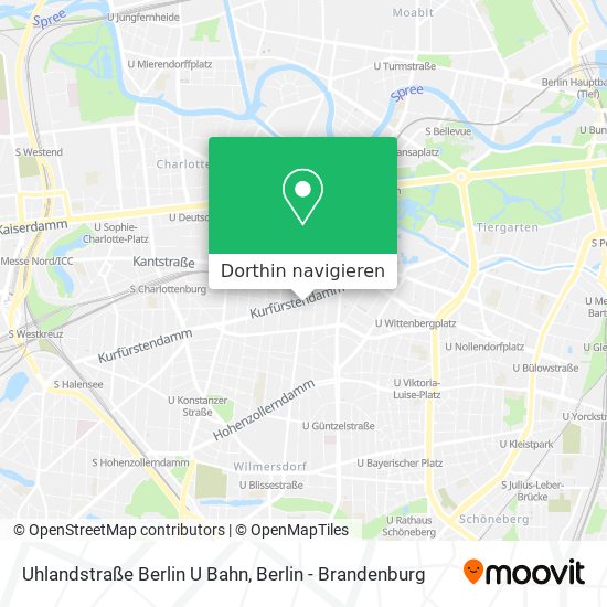 Uhlandstraße Berlin U Bahn Karte