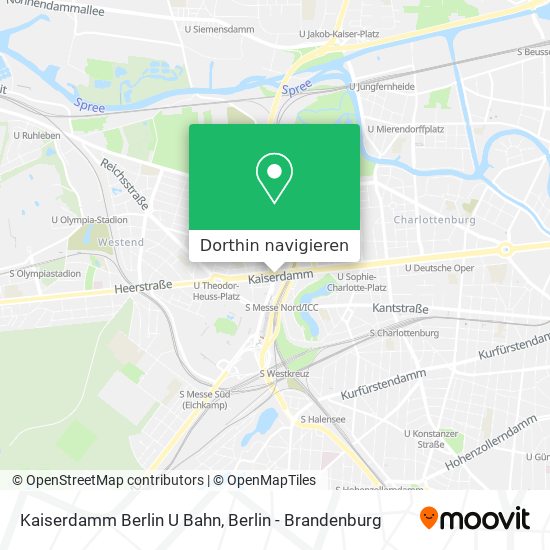 Kaiserdamm Berlin U Bahn Karte