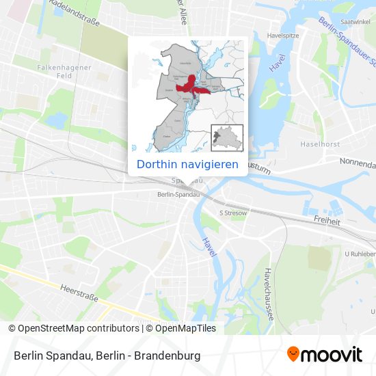 Berlin Spandau Karte