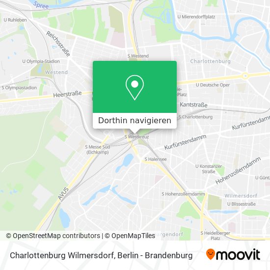 Charlottenburg Wilmersdorf Karte