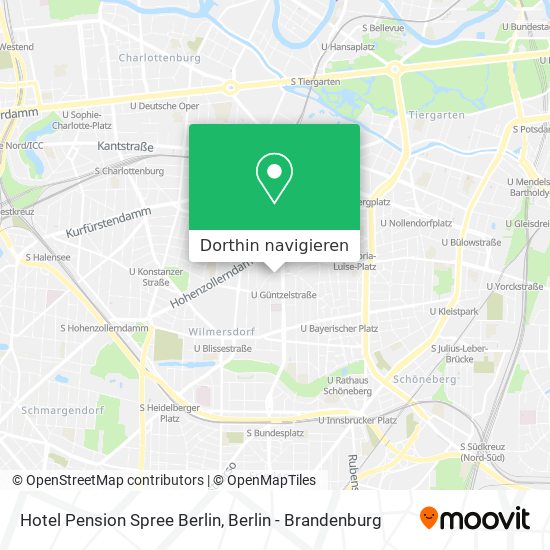 Hotel Pension Spree Berlin Karte