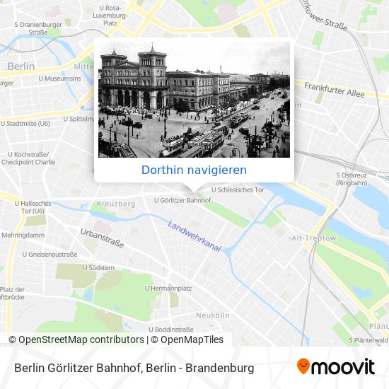 Berlin Görlitzer Bahnhof Karte