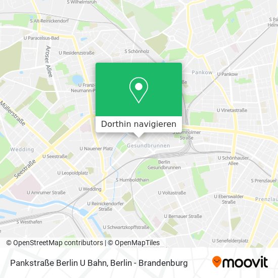 Pankstraße Berlin U Bahn Karte