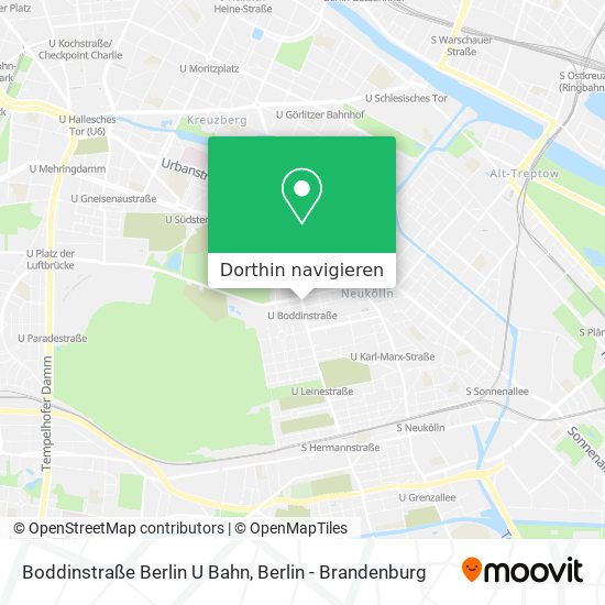 Boddinstraße Berlin U Bahn Karte