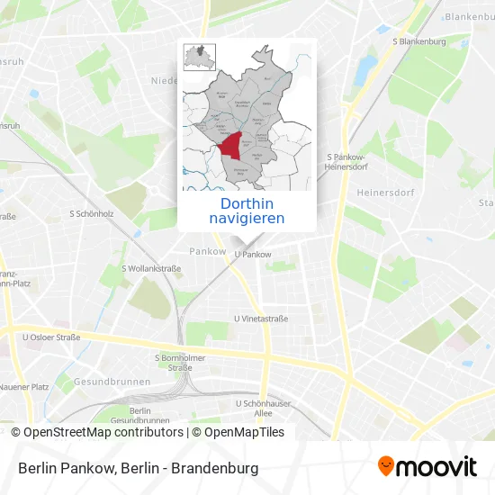 Berlin Pankow Karte
