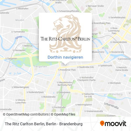 The Ritz Carlton Berlin Karte