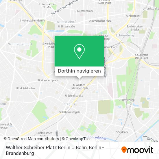 Walther Schreiber Platz Berlin U Bahn Karte