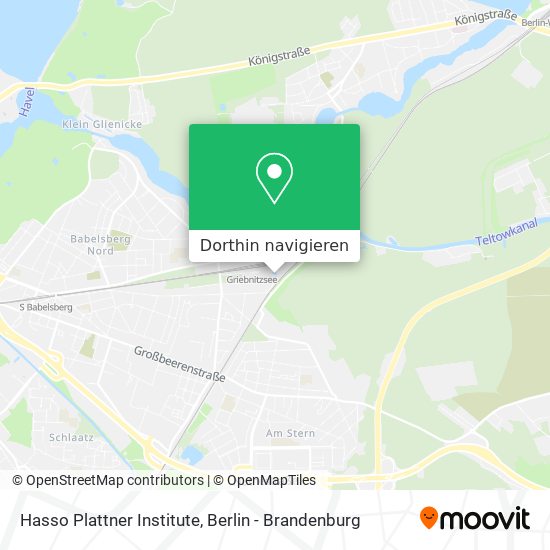 Hasso Plattner Institute Karte