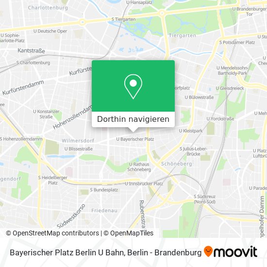 Bayerischer Platz Berlin U Bahn Karte