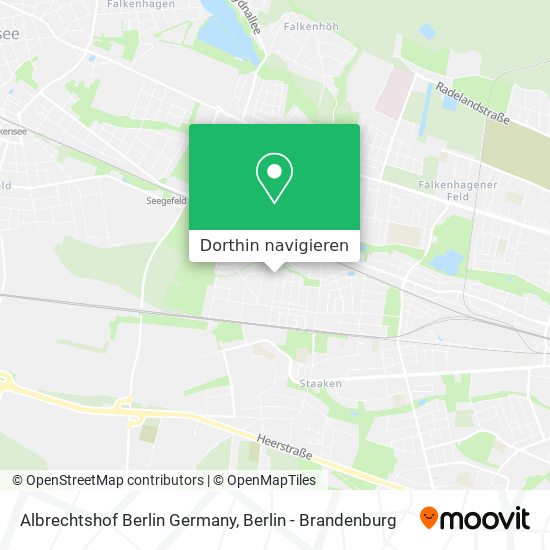 Albrechtshof Berlin Germany Karte