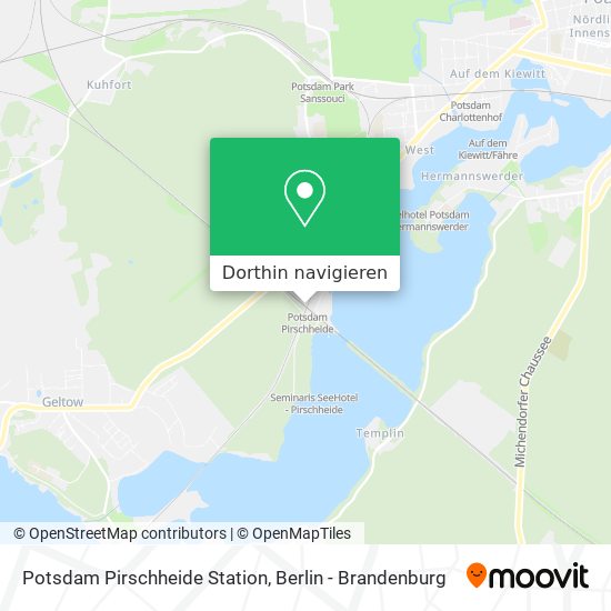 Potsdam Pirschheide Station Karte