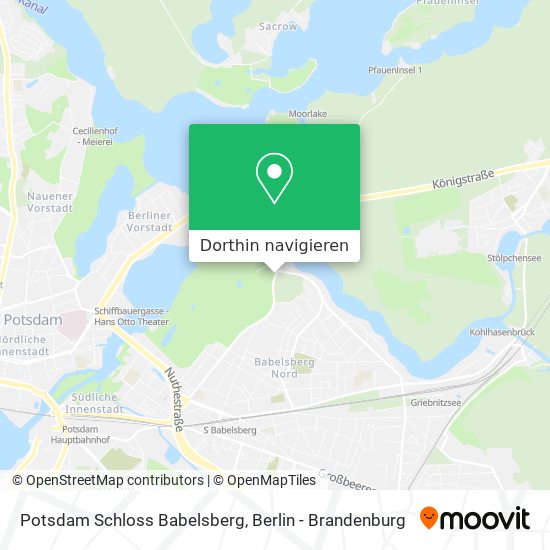 Potsdam Schloss Babelsberg Karte