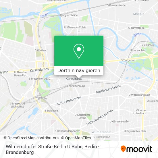Wilmersdorfer Straße Berlin U Bahn Karte