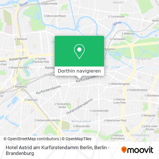 Hotel Astrid am Kurfürstendamm Berlin Karte