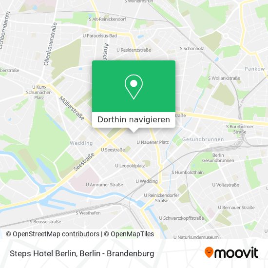 Steps Hotel Berlin Karte