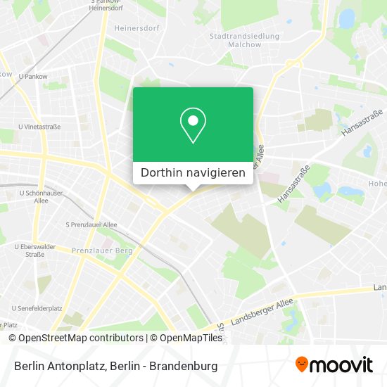 Berlin Antonplatz Karte